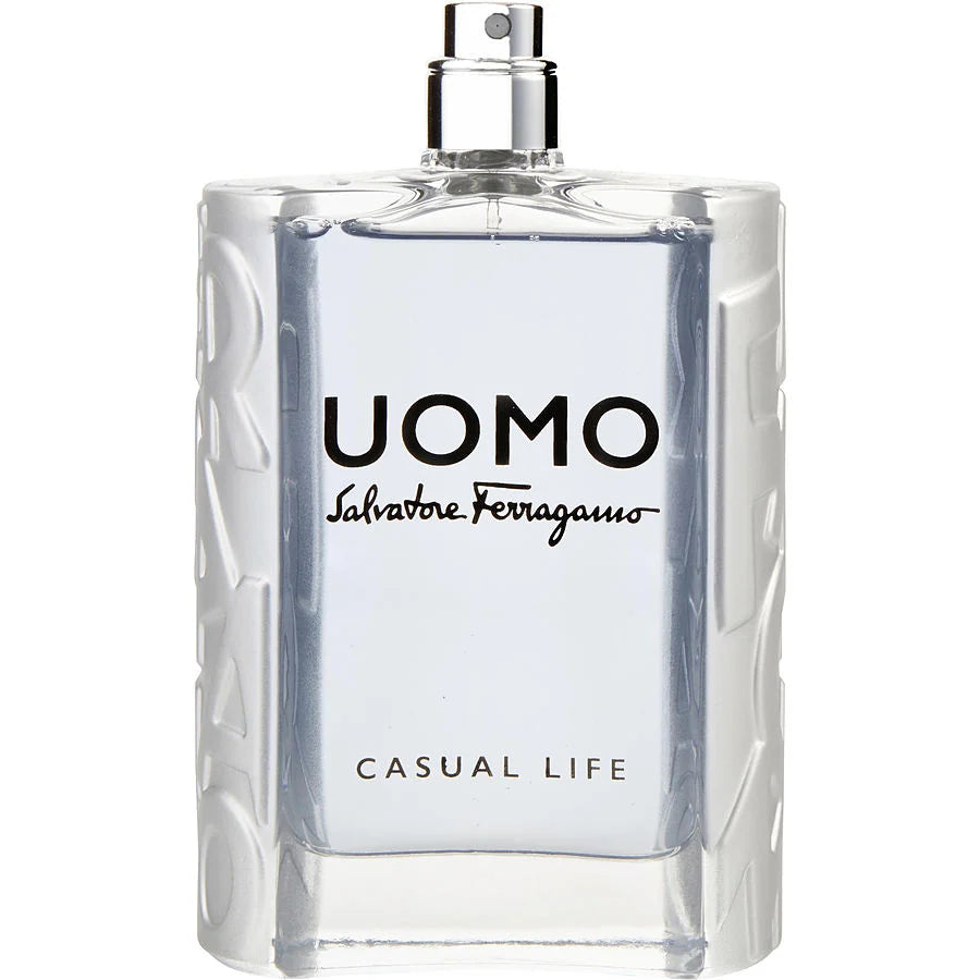 Salvatore Ferragamo Uomo Casual Life by Salvatore Ferragamo for Men. Eau De Toilette Spray (Tester) 3.4 oz