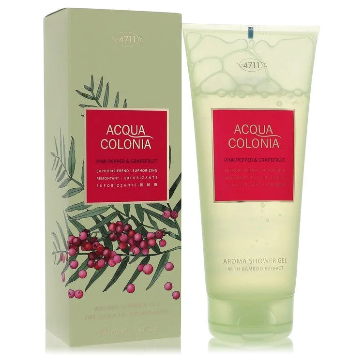 4711 Acqua Colonia Pink Pepper & Grapefruit by 4711 for Women. Shower Gel 6.8 oz | Perfumepur.com