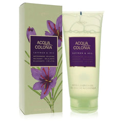 4711 Acqua Colonia Saffron & Iris by 4711 for Women. Shower Gel 6.8 oz | Perfumepur.com