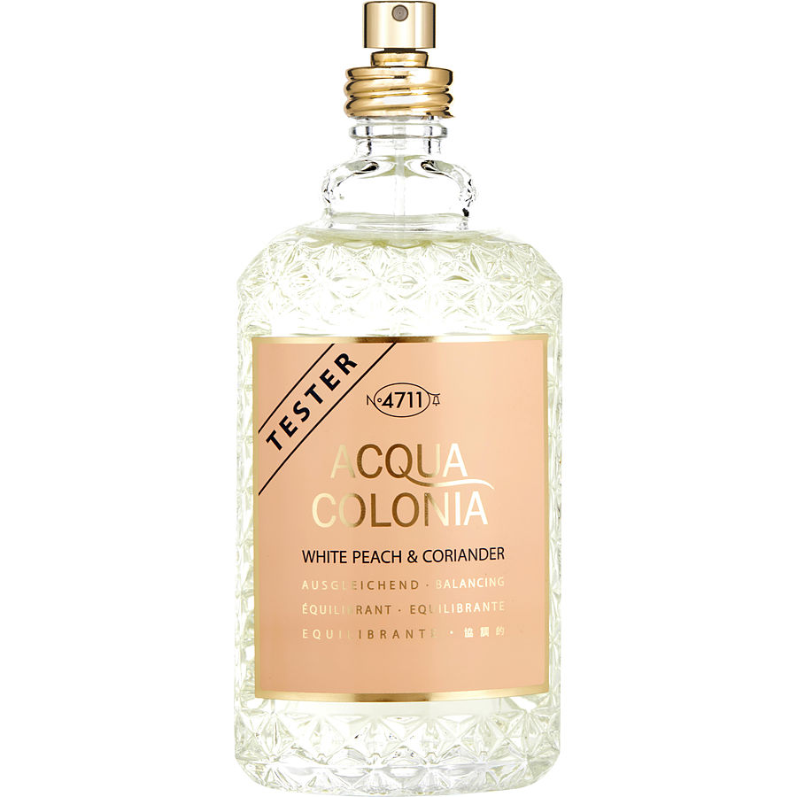 4711 Acqua Colonia White Peach & Coriander By 4711 for Women. Eau De Cologne Spray 5.7 oz (Tester) | Perfumepur.com