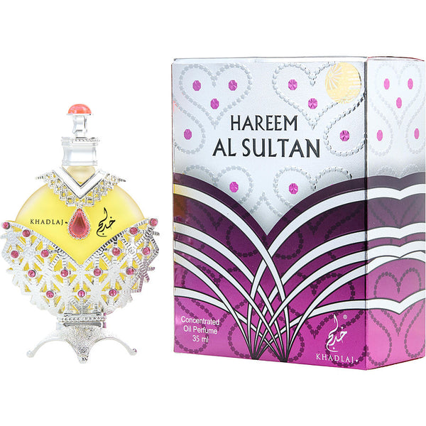 Khadlaj Hareem Al Sultan Silver by Khadlaj for Unisex. Concentrated Perfuem Oil (Unisex) 1.2 oz | Perfumepur.com