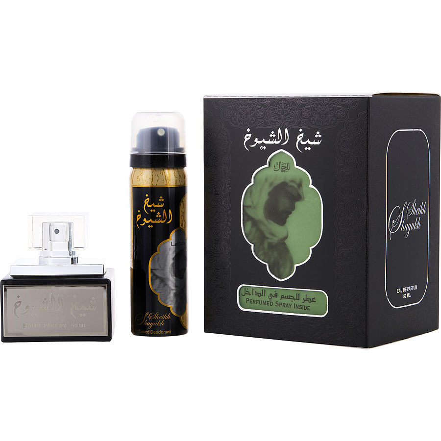 Lattfa Sheikh Al Shuyukh by Lattafa for Men. Eau De Parfum Spray With  1.7 oz Deodorant Spray 1.7 oz | Perfumepur.com