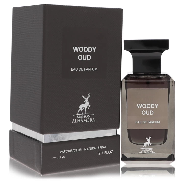 Maison Alhambra Woody Oud by Maison Alhambra for Unisex. Eau De Parfum Spray (Unisex) 2.7 oz | Perfumepur.com