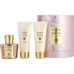 Acqua Di Parma Rosa Nobile By Acqua Di Parma for Women. Gift Set (Eau De Parfum Spray 3.4 oz + Body Cream 2.5 oz + Bath And Shower Gel 2.5 oz) | Perfumepur.com