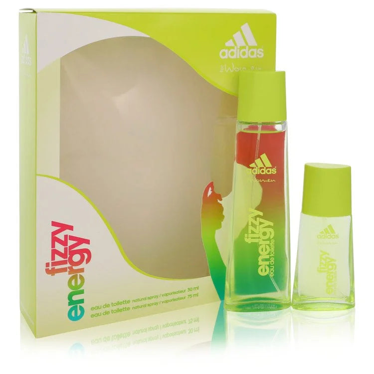 Adidas Fizzy Energy by Adidas for Women. Gift Set (2.5 oz Eau De Toilette Spray + 1 oz Eau De Toilette Spray) | Perfumepur.com