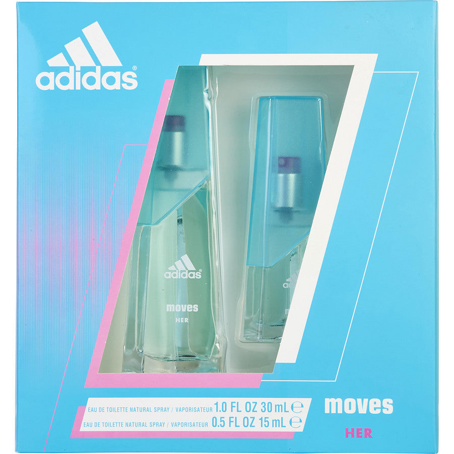 Adidas Moves By Adidas for Women. Gift Set (Eau De Toilette Spray 1 oz + Eau De Toilette Spray 0.5 oz) | Perfumepur.com