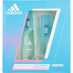 Adidas Moves By Adidas for Women. Gift Set (Eau De Toilette Spray 1 oz + Eau De Toilette Spray 0.5 oz) | Perfumepur.com