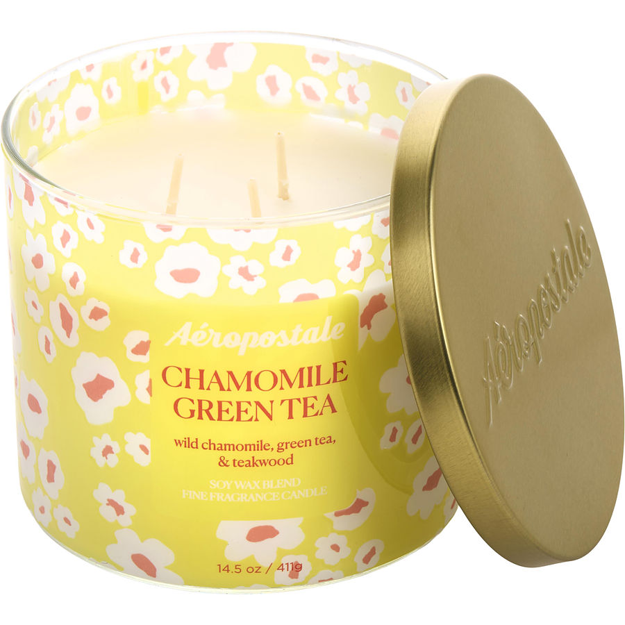 Aeropostale Chamomile Green Tea By Aeropostale for Women. Scented Candle 14.5 oz | Perfumepur.com