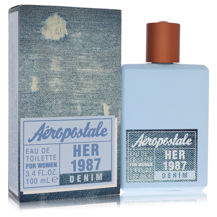 Aeropostale Her 1987 Denim by Aeropostale for Women. Eau De Toilette Spray 3.4 oz | Perfumepur.com