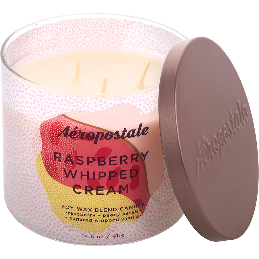 Aeropostale Raspberry Whipped Cream By Aeropostale for Women. Scented Candle 14.5 oz | Perfumepur.com