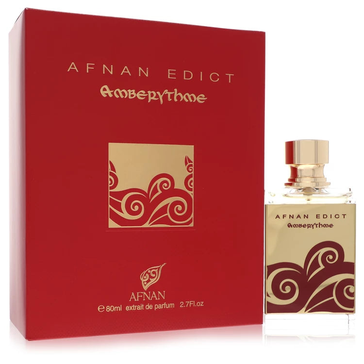 Afnan Edict Amberythme by Afnan for Unisex. Extrait De Parfum Spray (Unisex) 2.7 oz | Perfumepur.com