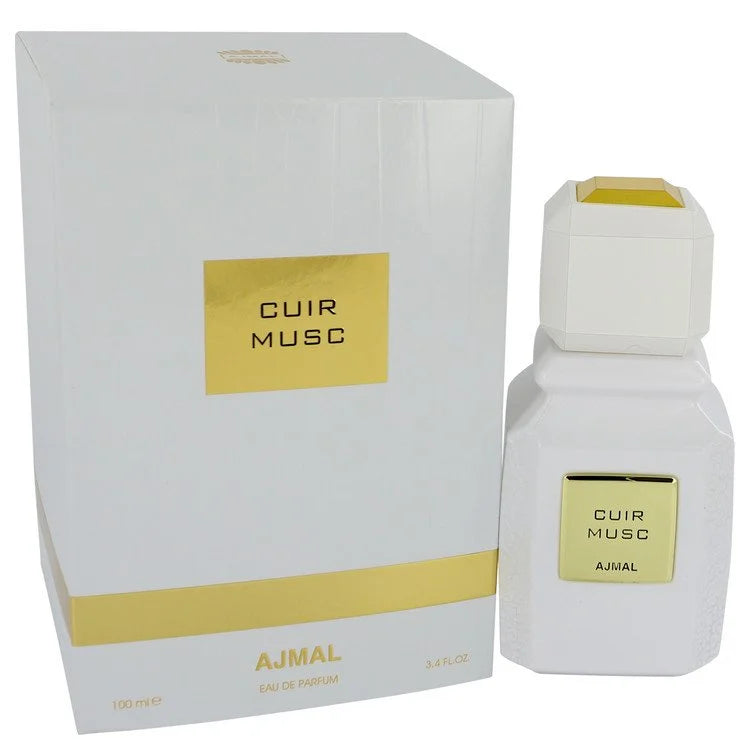 Ajmal Cuir Musc by Ajmal for Unisex. Eau De Parfum Spray (Unisex) 3.4 oz | Perfumepur.com