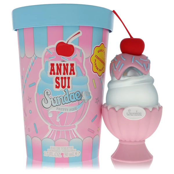 Anna Sui Sundae Pretty Pink by Anna Sui for Women. Eau De Toilette Spray 1.7 oz | Perfumepur.com