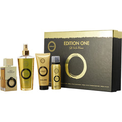 Armaf Edition One By Armaf for Women. Gift Set (Eau De Parfum Spray 3.4 oz + Body Lotion 3.4 oz + Perfume Body Spray 1.7 oz + Fragrance Body Spray 8.4 oz) | Perfumepur.com