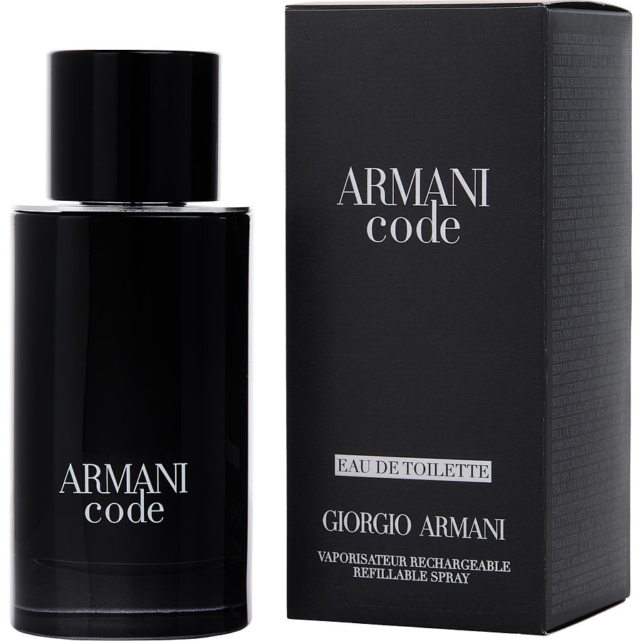 Armani Code by Giorgio Armani for Men. Eau De Toilette Spray Refillable 2.5 oz | Perfumepur.com