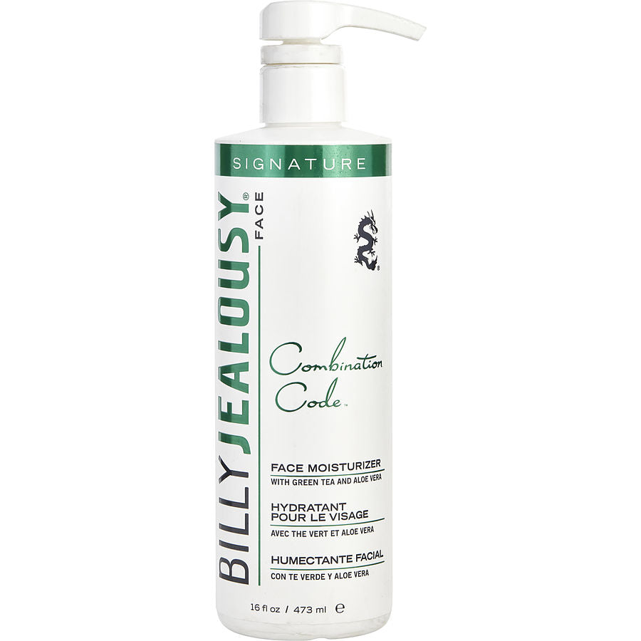 Billy Jealousy By Billy Jealousy for Men. Combination Code Face Moisturizer With Green Tea And Aloe Vera (473ml/16oz) | Perfumepur.com