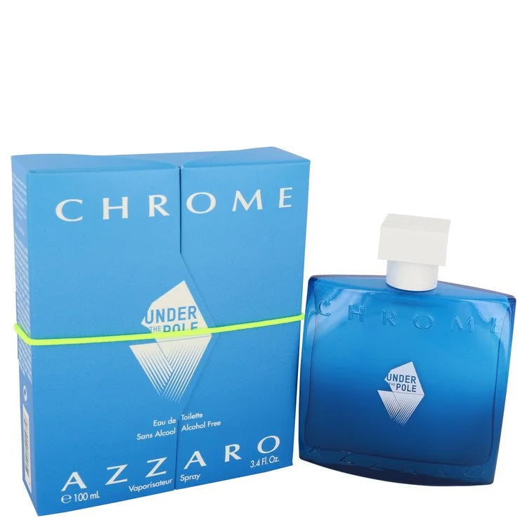 Chrome Under The Pole by Azzaro for Men. Eau De Toilette Spray (Alcohol Free) 3.4 oz | Perfumepur.com