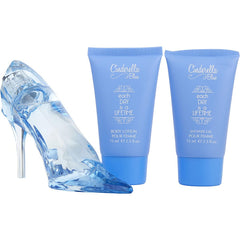 Cinderella Blue By Disney for Women. Gift Set (Eau De Parfum Spray 2 oz + Body Lotion 2.5 oz + Shower Gel 2.5 oz) | Perfumepur.com