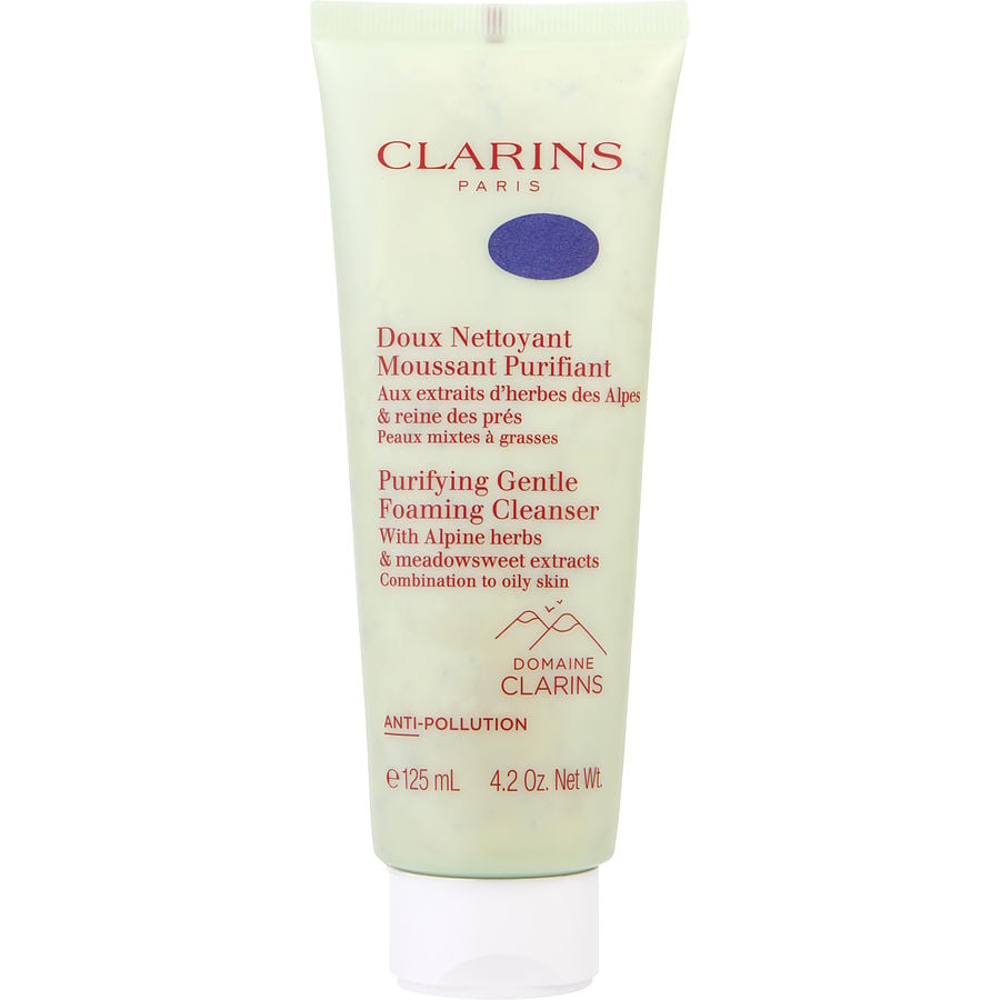 Clarins By Clarins for Women. Purifying Gentle Foaming Cleanser With Alpine Herbs & Meadowsweet Extracts - Combination To Oily Skin (125ml/4.2oz) | Perfumepur.com