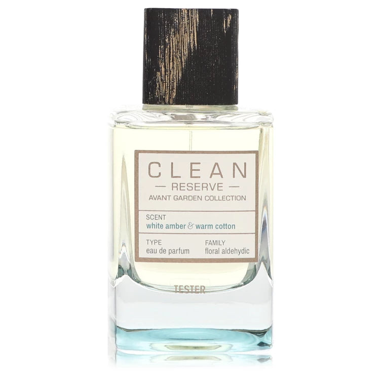 Clean Reserve White Amber & Warm Cotton by Clean for Unisex. Eau De Parfum Spray (Unisex Tester) 3.4 oz | Perfumepur.com