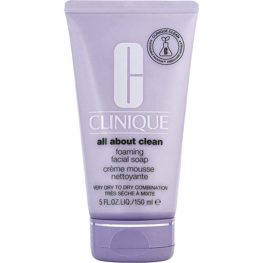 Clinique By Clinique for Women. All About Clean Foaming Facial Soap (Very Dry To Dry Combination) (150ml/5oz) | Perfumepur.com