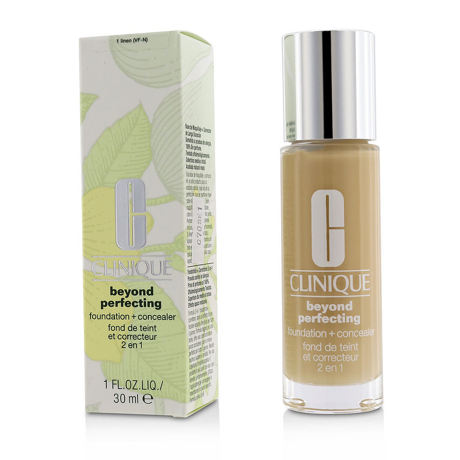 Clinique By Clinique for Women. Beyond Perfecting Foundation & Concealer - # 01 Linen (Vf-N) (30ml/1oz) | Perfumepur.com