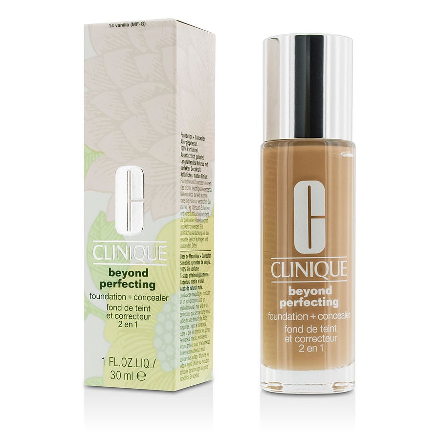 Clinique By Clinique for Women. Beyond Perfecting Foundation & Concealer - # 14 Vanilla (Mf-G) (30ml/1oz) | Perfumepur.com