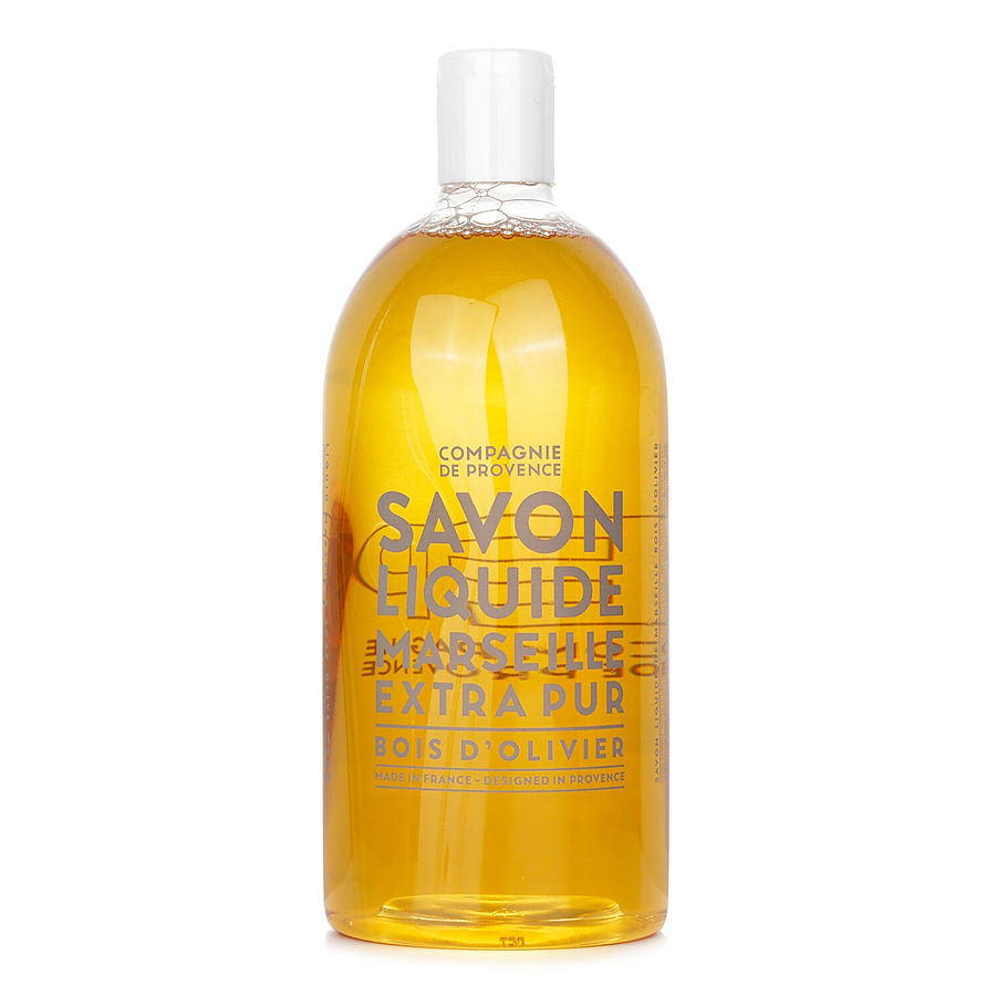 Compagnie De Provence By Compagnie De Provence for Women. Liquid Marseille Soap Olive Wood Refill (1000ml/33.8oz) | Perfumepur.com