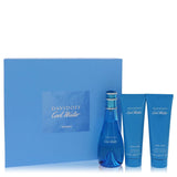 Cool Water by Davidoff for Women. Gift Set (3.4 oz Eau De Toilette Spray + 2.5 oz Body Lotion + 2.5 oz Shower Breeze) | Perfumepur.com