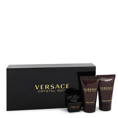 Crystal Noir by Versace for Women. Gift Set (.17 oz Mini EDT + 0.8 oz Shower Gel + 0.8 oz Body Lotion) | Perfumepur.com