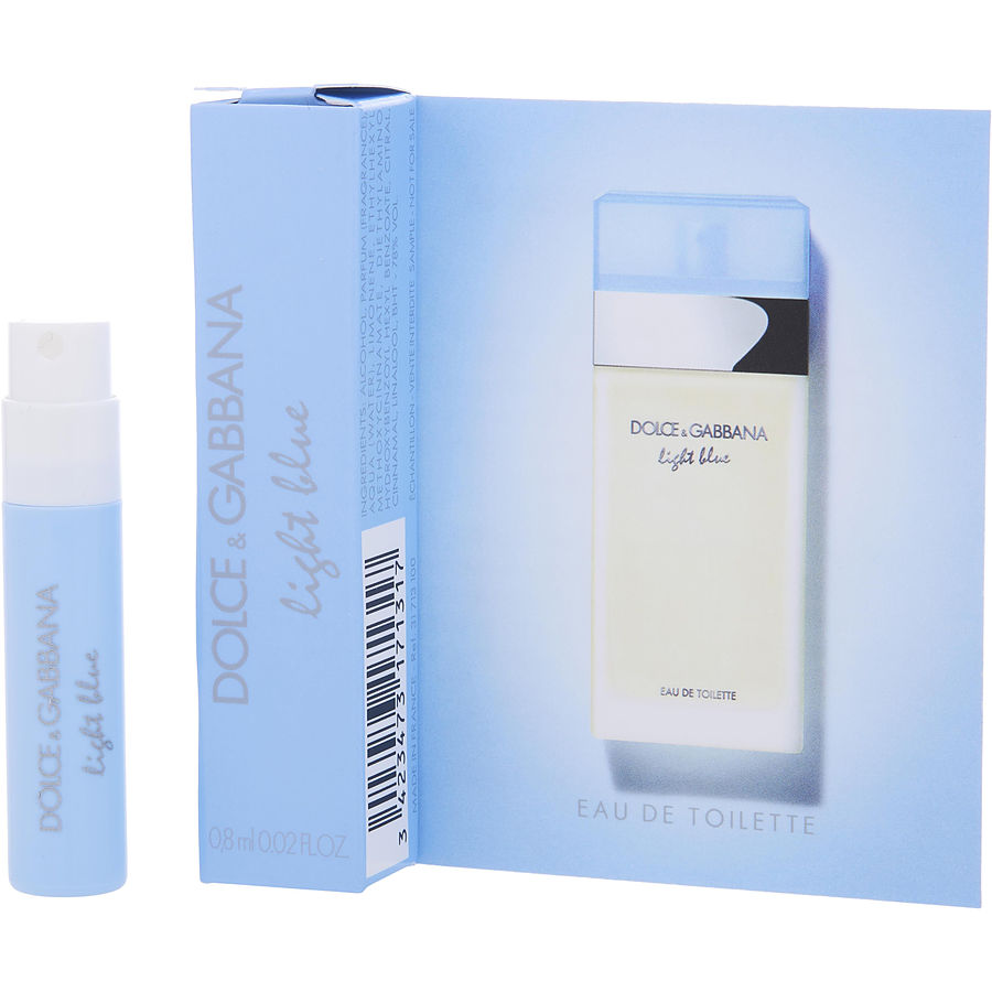 D & G Light Blue By Dolce & Gabbana for Women. Gift Set (Eau De Toilette 0.02 oz Vial (Pack Of 12)) | Perfumepur.com