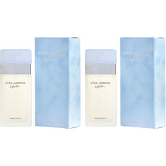 D & G Light Blue By Dolce & Gabbana for Women. Gift Set (Eau De Toilette Spray 1.6 oz (Set Of 2) (Travel Offer)) | Perfumepur.com