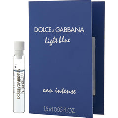 D & G Light Blue Eau Intense By Dolce & Gabbana for Women. Eau De Parfum 0.05 oz Vial On Card | Perfumepur.com