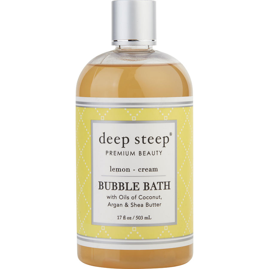 Deep Steep By Deep Steep for Unisex. Lemon Cream Bubble Bath 17 oz | Perfumepur.com