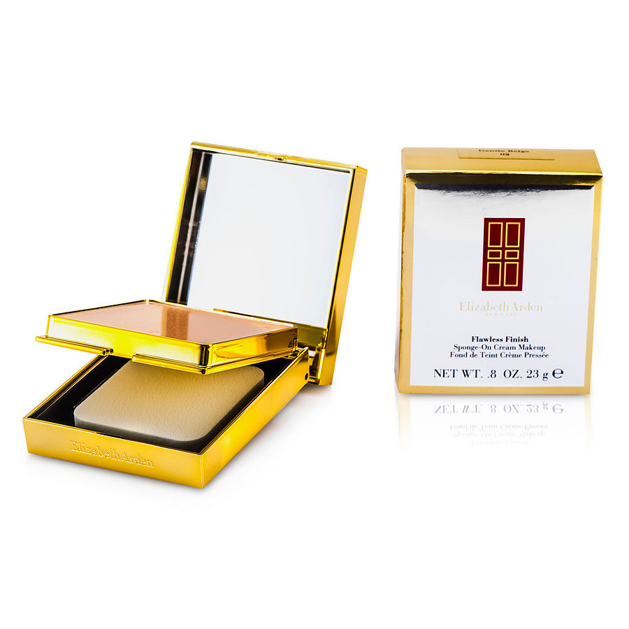 Elizabeth Arden By Elizabeth Arden for Women. Flawless Finish Sponge On Cream Makeup (Golden Case) - 02 Gentle Beige (23g/0.8oz) | Perfumepur.com