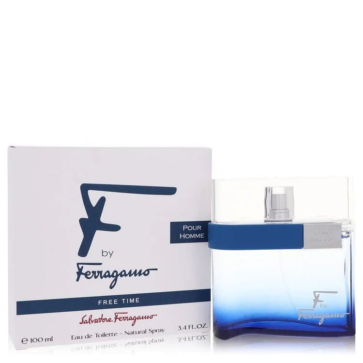 F Free Time by Salvatore Ferragamo for Men. Eau De Toilette Spray 3.4 oz | Perfumepur.com