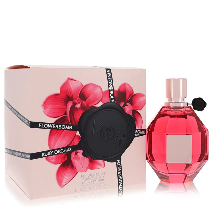 Flowerbomb Ruby Orchid by Viktor & Rolf for Women. Eau De Parfum Spray 3.4 oz | Perfumepur.com