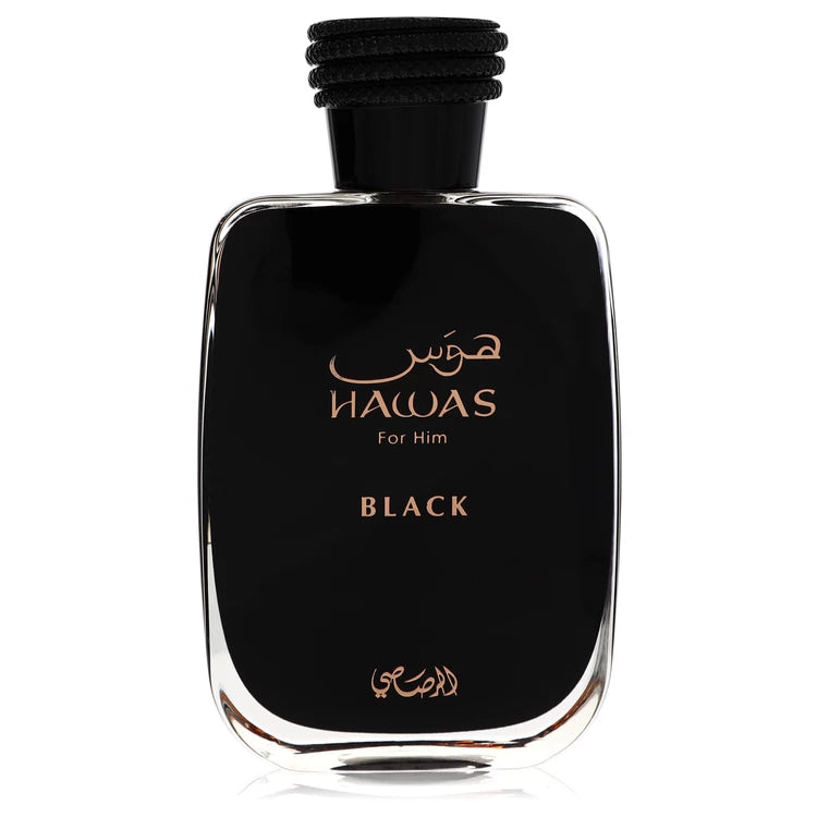 Hawas Black by Rasasi for Men. Eau De Parfum Spray (Unboxed) 3.3 oz | Perfumepur.com