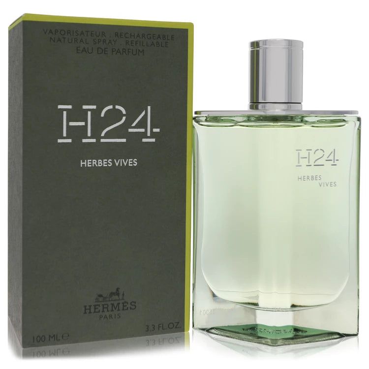 Hermes H24 Herbes Vives by Hermes for Men. Eau De Parfum Refillable Spray 3.4 oz | Perfumepur.com