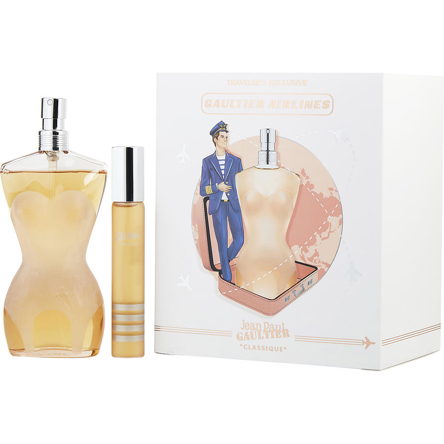 Jean Paul Gaultier By Jean Paul Gaultier for Women. Gift Set (Eau De Toilette Spray 3.4 oz + Eau De Toilette Spray 0.68 oz) | Perfumepur.com