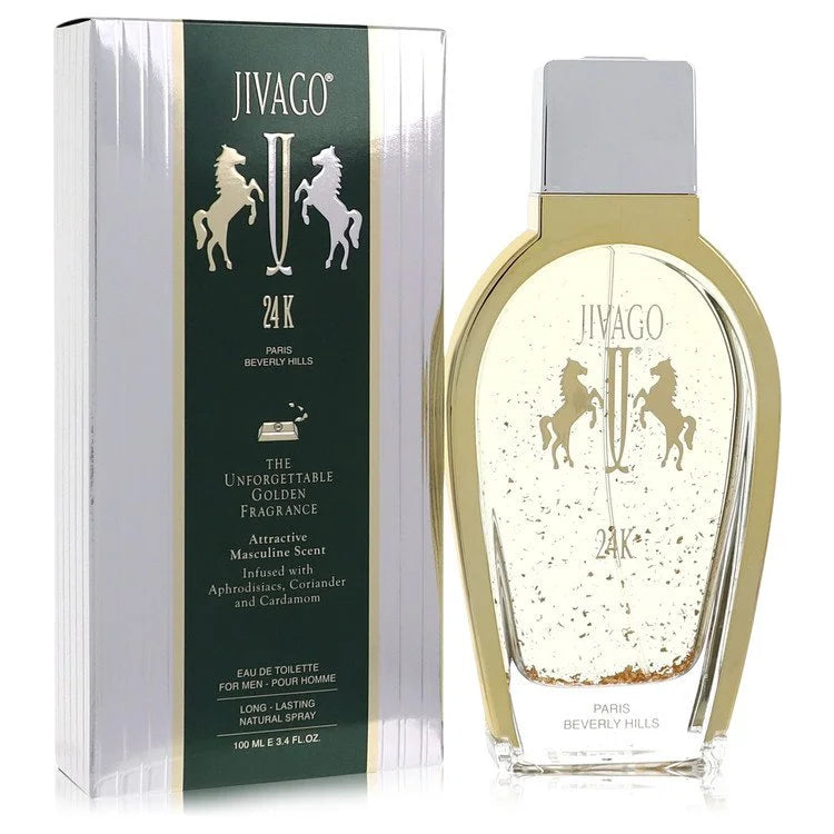 Jivago 24K by Ilana Jivago for Men. Eau De Toilette Spray 3.4 oz | Perfumepur.com