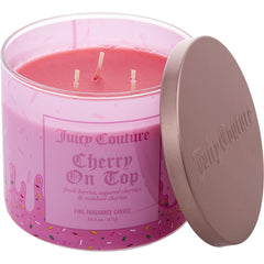 Juicy Couture Cherry On Top By Juicy Couture for Unisex. Candle 14.5 oz | Perfumepur.com