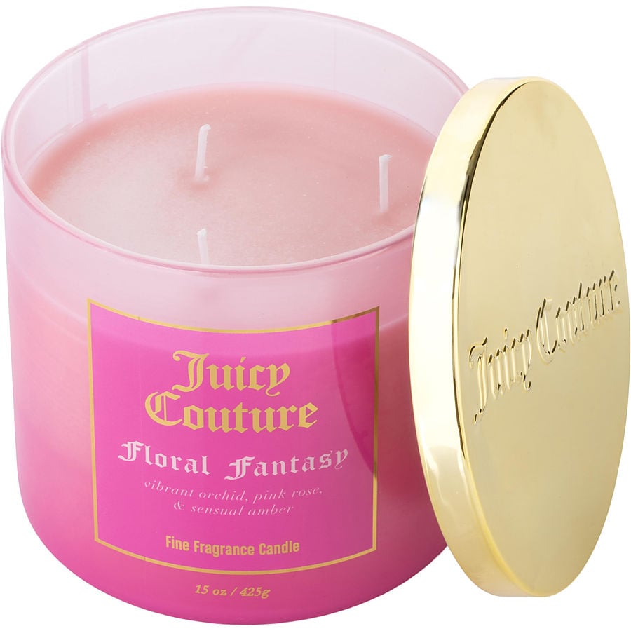 Juicy Couture Floral Fantasy By Juicy Couture for Women. Candle 14.5 oz | Perfumepur.com