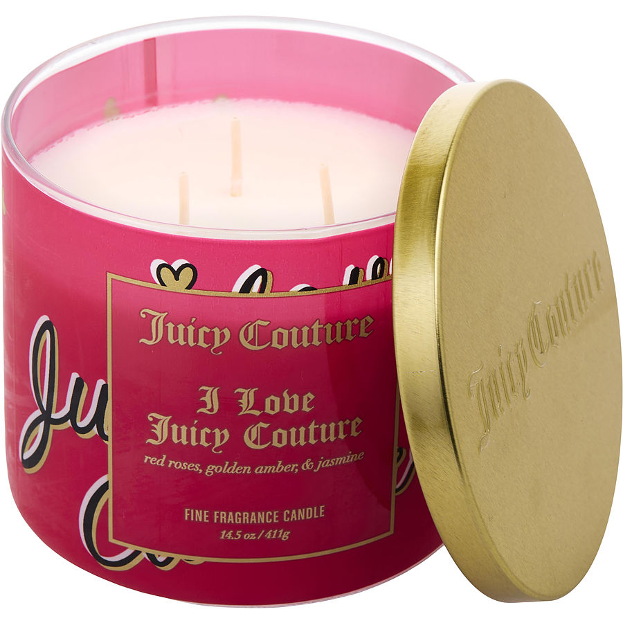 Juicy Couture I Love Juicy Couture By Juicy Couture for Unisex. Candle 14.5 oz | Perfumepur.com