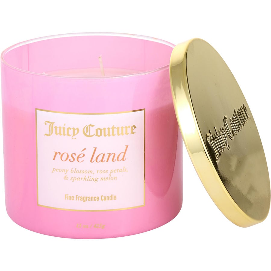 Juicy Couture Rose Land By Juicy Couture for Women. Candle 14.5 oz | Perfumepur.com