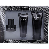 Kenneth Cole Black By Kenneth Cole for Men. Gift Set (Eau De Toilette Spray 1.7 oz + Aftershave Gel 3.4 oz + Hair And Body Wash 6.7 oz) | Perfumepur.com