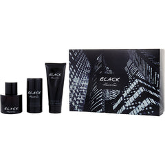 Kenneth Cole Black By Kenneth Cole for Men. Gift Set (Eau De Toilette Spray 3.4 oz + Aftershave Balm 3.4 oz + Deodorant Stick Alcohol Free 2.6 oz) | Perfumepur.com