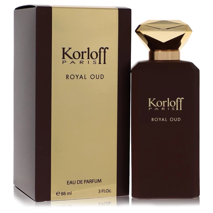 Korloff Royal Oud by Korloff for Unisex. Eau De Parfum Spray (Unisex) 3 oz | Perfumepur.com