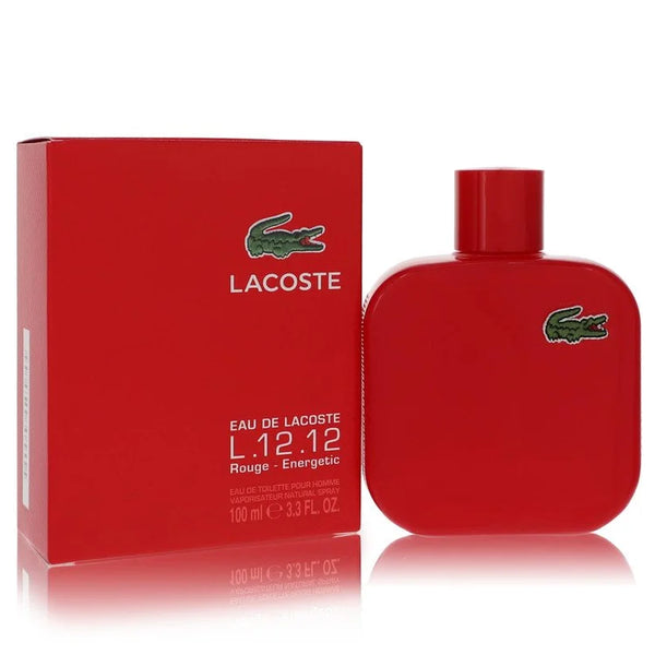 Lacoste Eau De Lacoste L.12.12 Rouge by Lacoste for Men. Eau De Toilette Spray 3.3 oz | Perfumepur.com