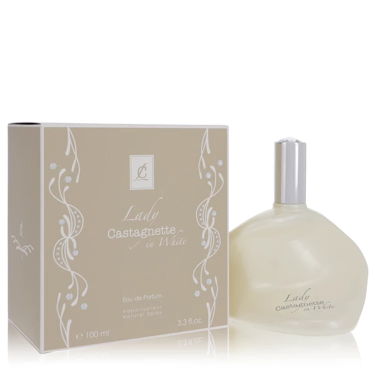 Lady Castagnette In White by Lulu Castagnette for Women. Eau De Parfum Spray 3.3 oz | Perfumepur.com